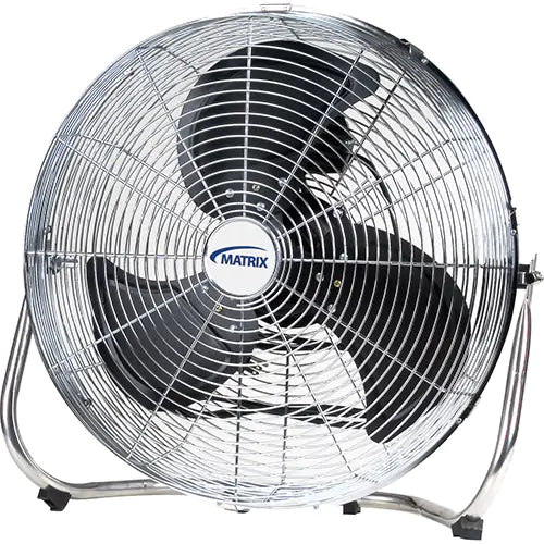 High-Velocity Floor Fan, Commercial, 3 Speed, 18" Diameter