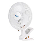 Oscillating Desk Fan with Push Buttons, 12" Diameter, 3 Speeds