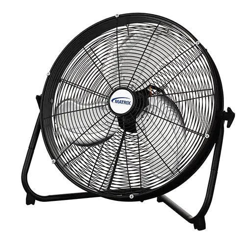 High Velocity Floor Fan, Commercial, 3 Speed, 20" Diameter