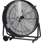 Light Industrial Direct-Drive Slim Drum Fan, Industrial, 3 Speed