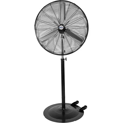 Non-Oscillating Pedestal Fan with Casters, Industrial, 3 Speed, 30" DiameterNon-Oscillating Pedestal Fan with Casters, Industrial, 3 Speed, 30" Diameter