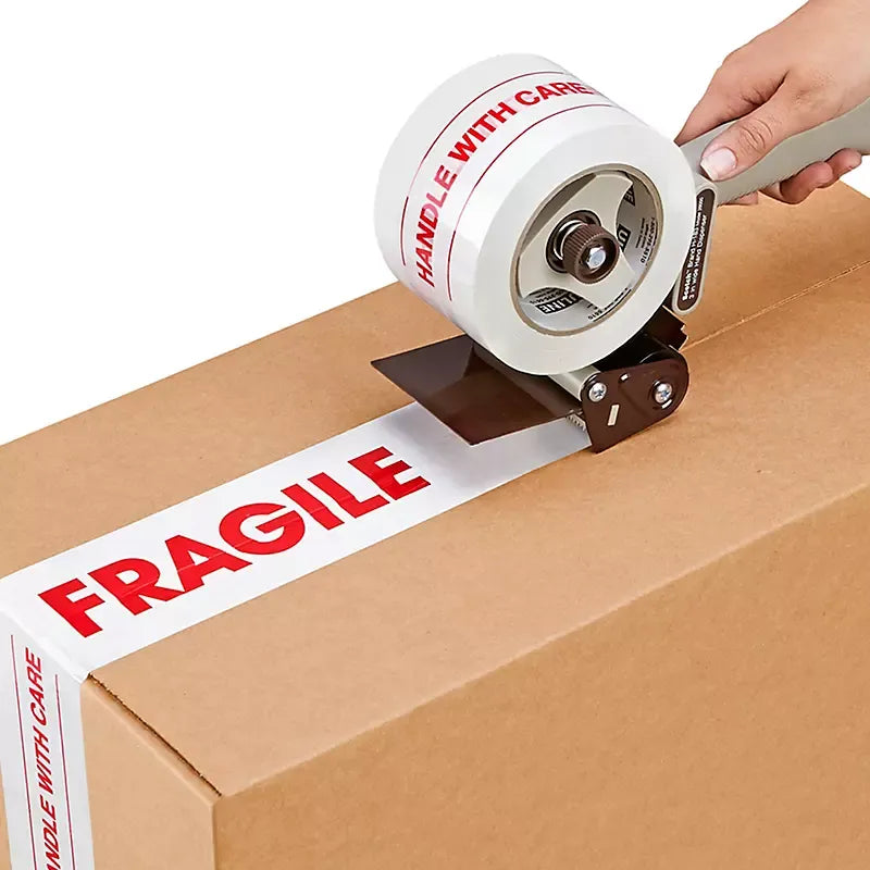 Preprinted Tape - "Fragile - Handle With Care", 3" x 110 yds