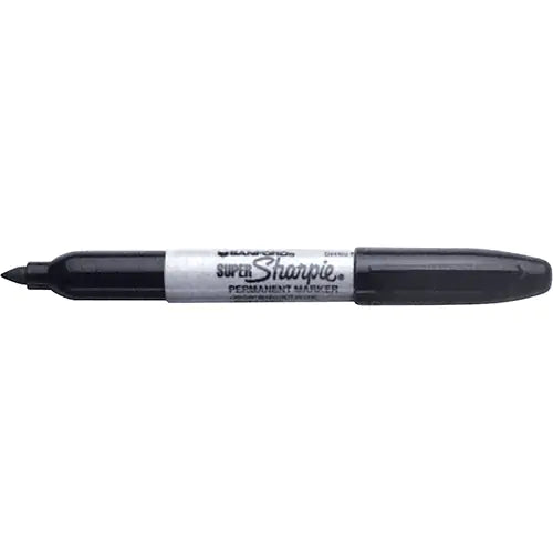 Permanent Markers - Super, Black, Fine Tip