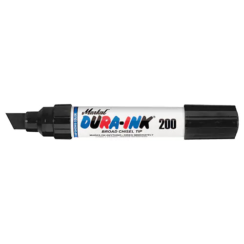 Dura-Ink® - #200 Marker, Black, Chisel Tip