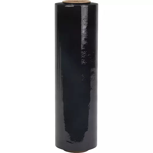 Stretch Wrap, 80 Gauge (20.3 micrometers), 15" x 1500', Opaque Black