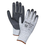 Seamless Stretch Cut-Resistant Gloves, 13 Gauge, Polyurethane Coated, HPPE Shell, ANSI/ISEA 105 Level 4/EN 388 Level 5