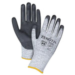 Seamless Stretch Cut-Resistant Gloves, 13 Gauge, Polyurethane Coated, HPPE Shell, ANSI/ISEA 105 Level 4/EN 388 Level 5