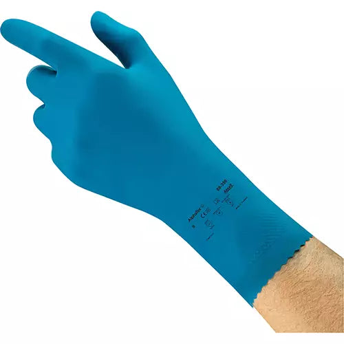 AlphaTec® 88-356 Chemical-Resistant Food-Processing Gloves, Size 11, 12" L, Rubber Latex, 17-mil