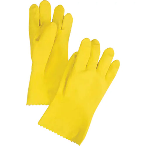 ChemStop™ Gloves, Size Small/7, 12" L, Latex, Flock-Lined Inner Lining, 16-mil